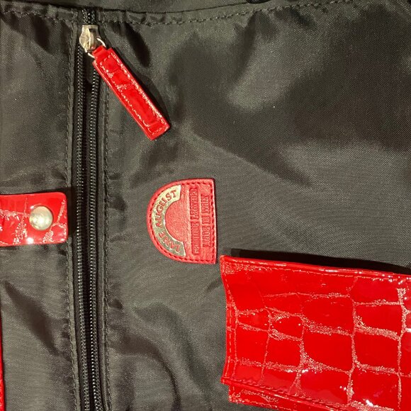 "RARE" JANE AUGUST King's Road Leather Tote - Red Embossed Croc (Made in Italy) - Picture 7 of 10